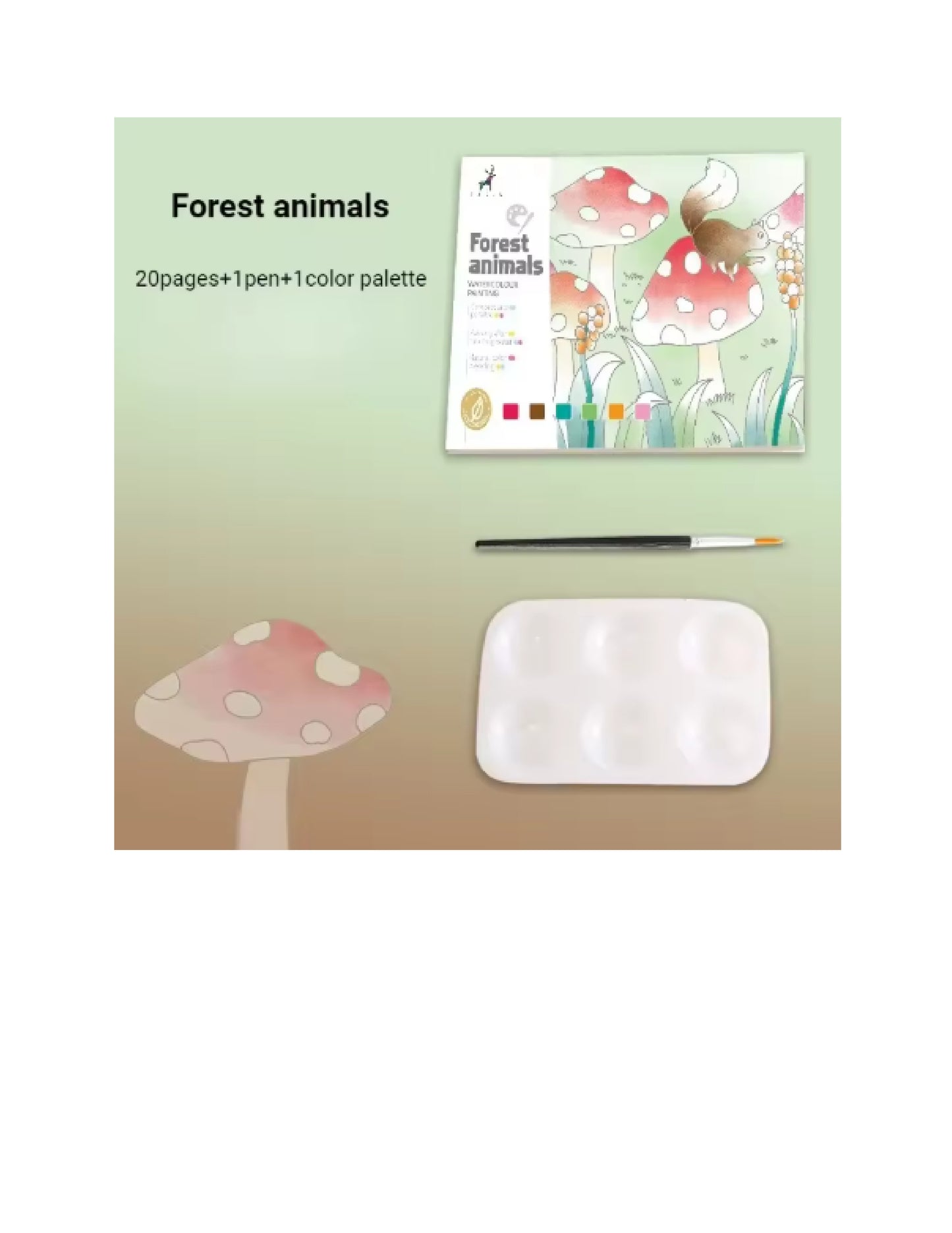Livre de peinture à l'aquarelle créatif pour enfants