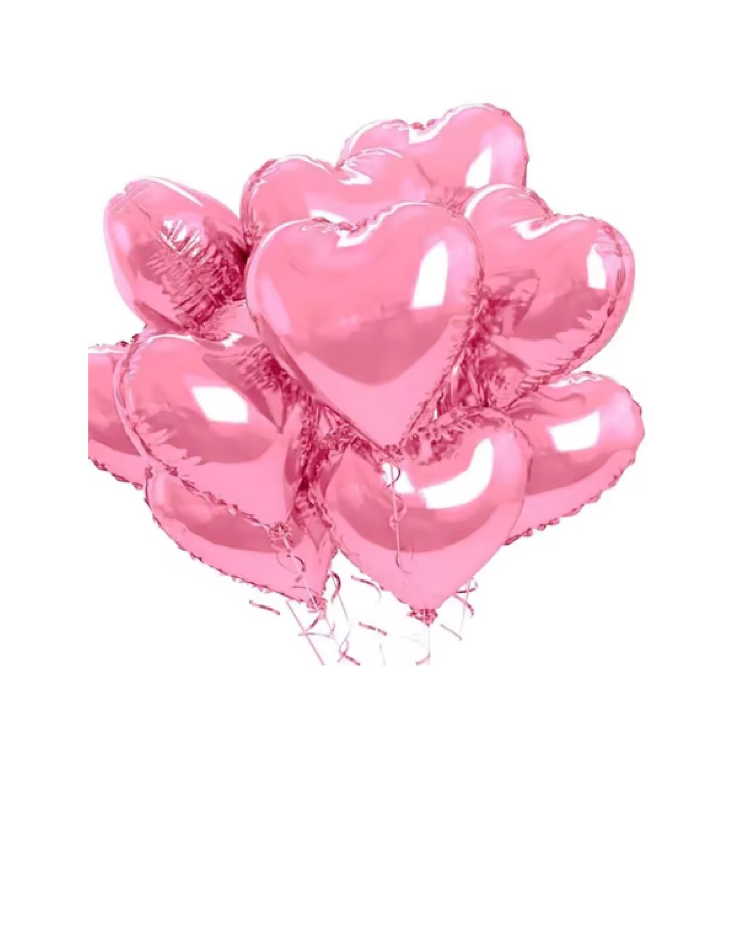 Ballons gonflables 18 po. en aluminium en forme de cœur rouge pour la Saint-Valentin