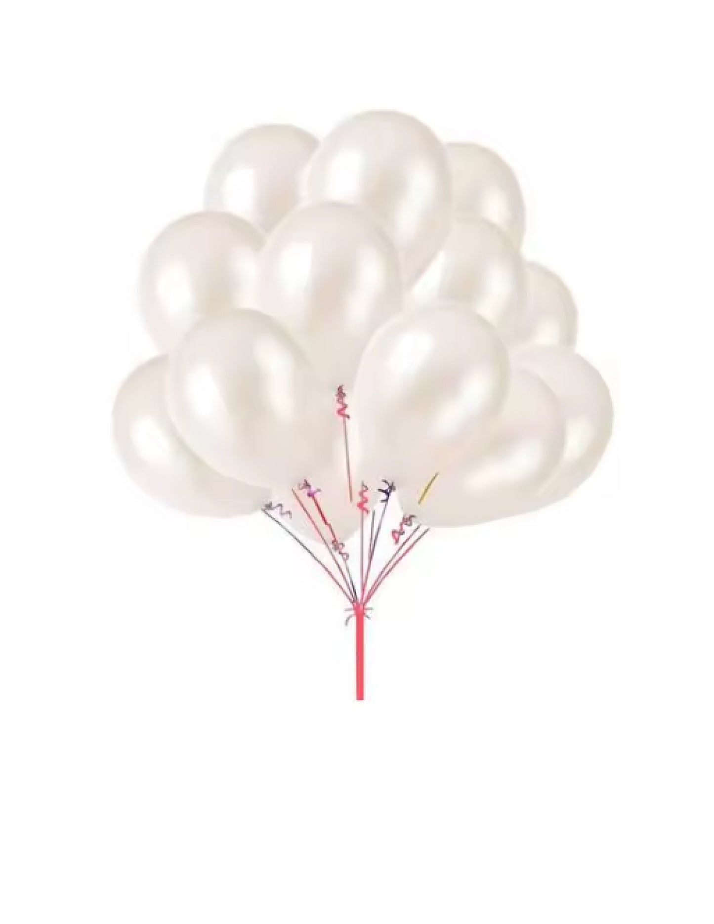 Ballons gonflables colorés en latex avec perles brillantes