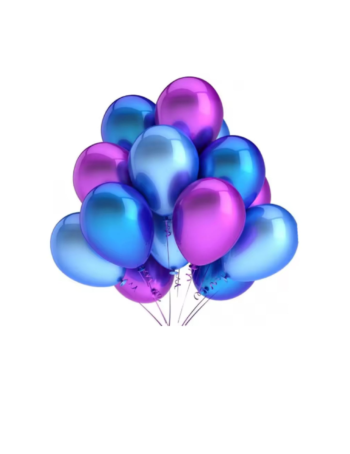 Ballons gonflables colorés en latex avec perles brillantes