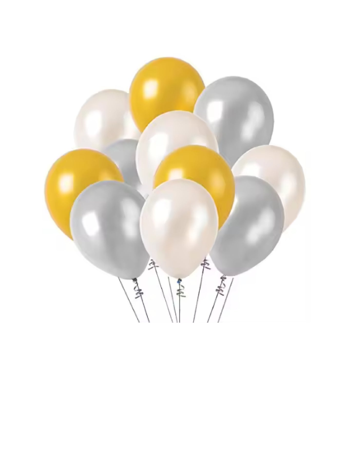 Ballons gonflables colorés en latex avec perles brillantes