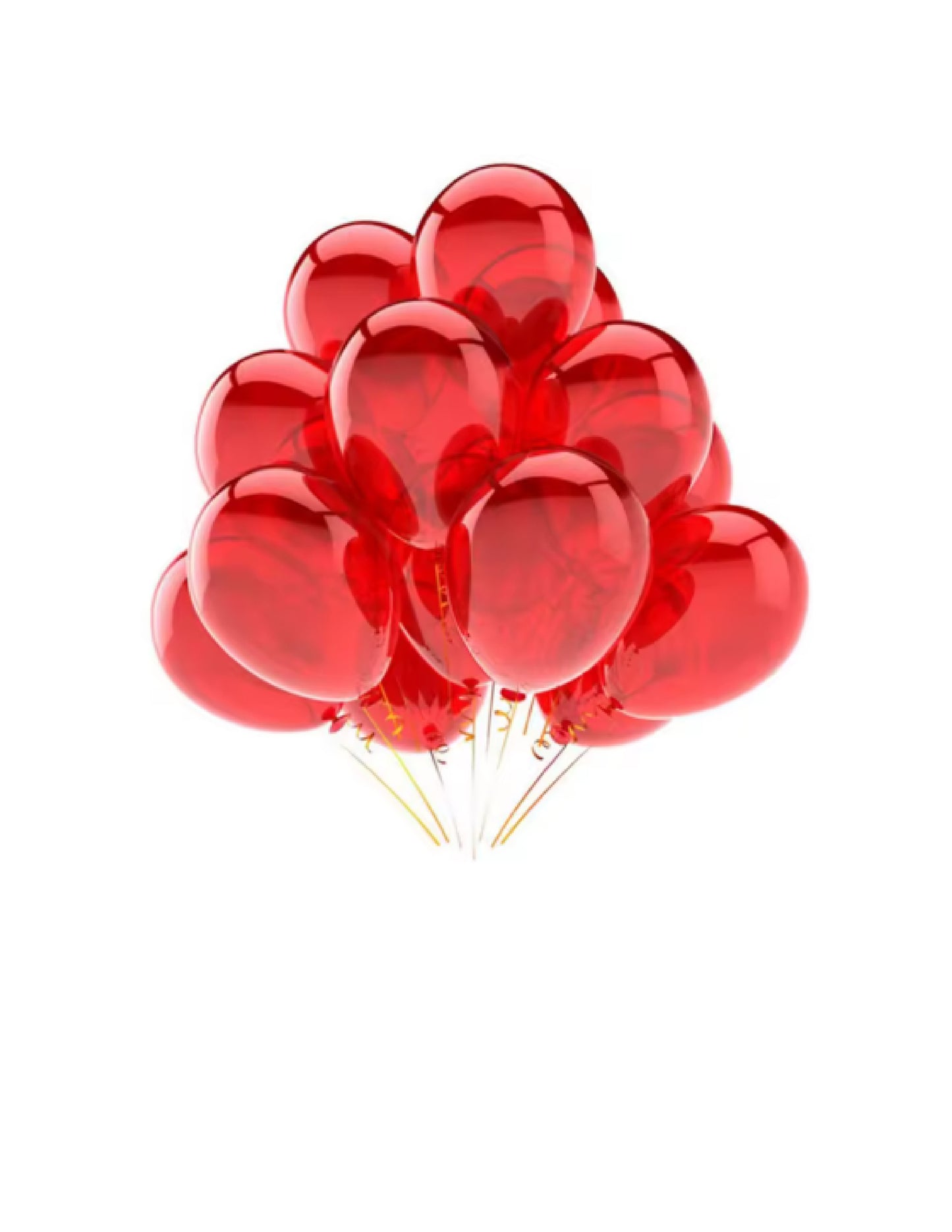 Ballons gonflables colorés en latex avec perles brillantes
