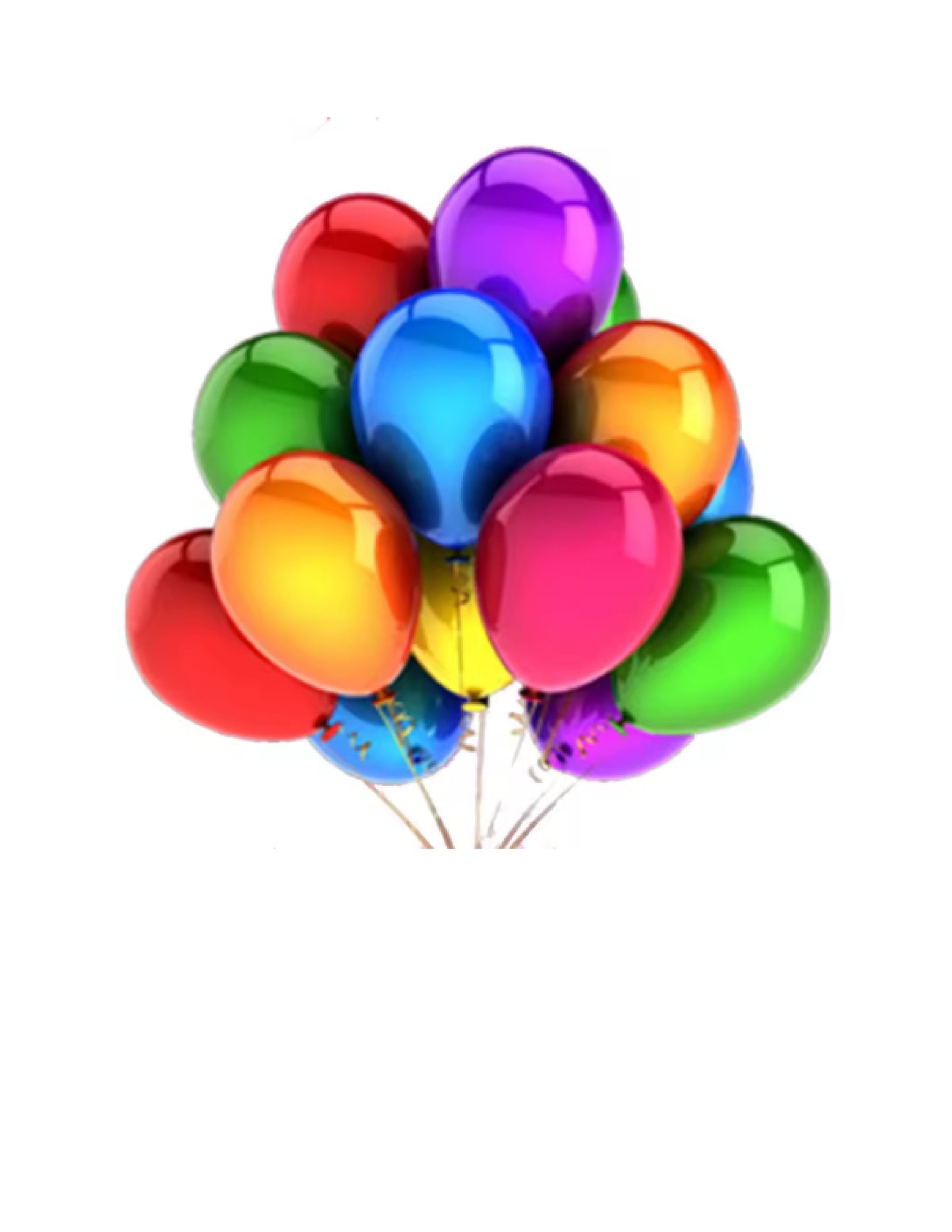 Ballons gonflables colorés en latex avec perles brillantes