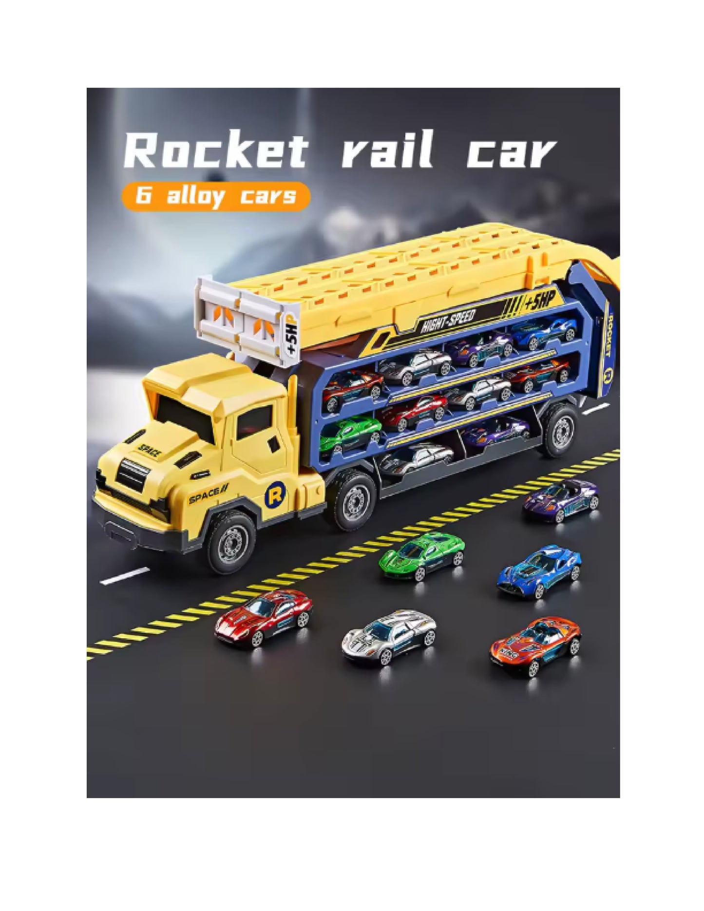 Camion jouet: Rocket Rail Car