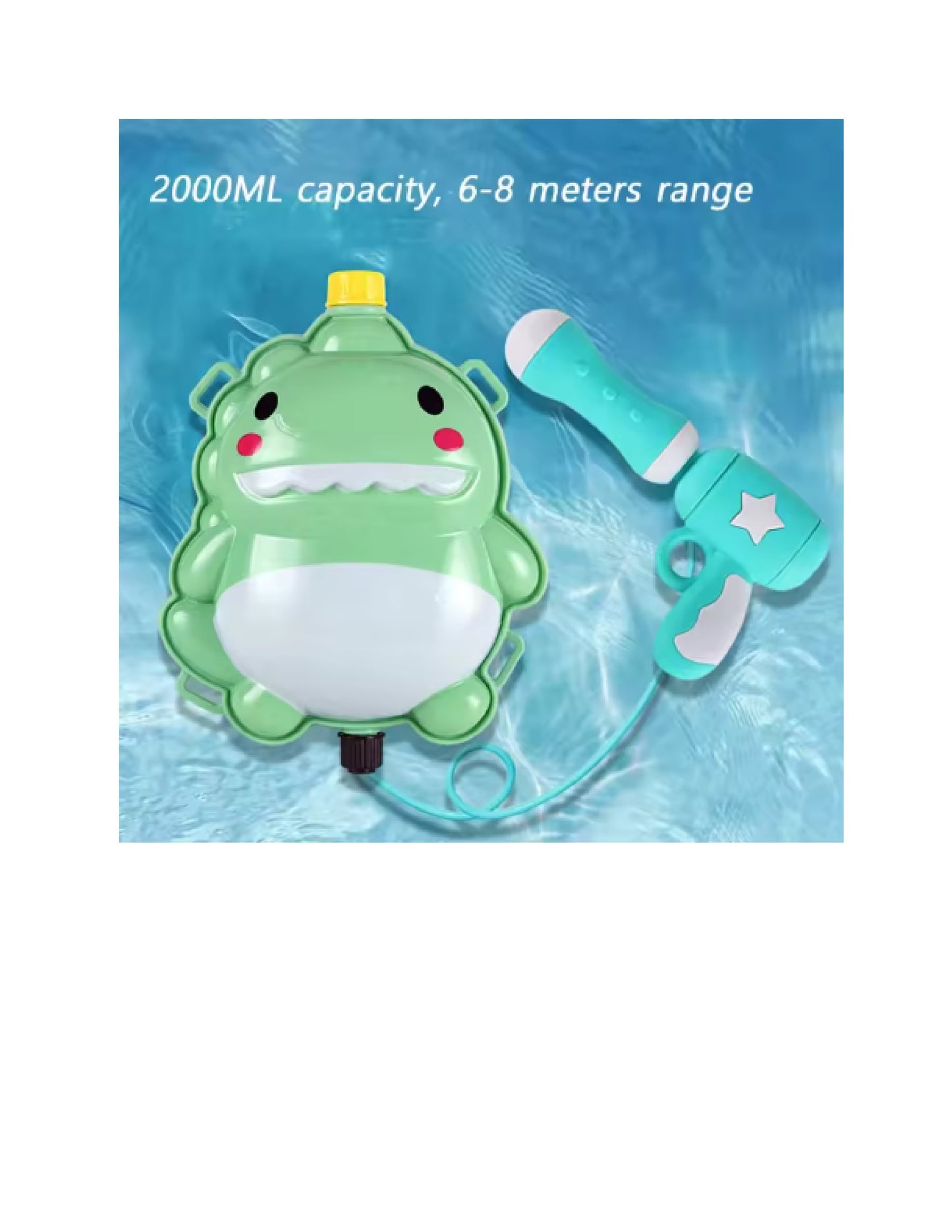 Sac à dos pour enfants 2000ml pistolet à eau