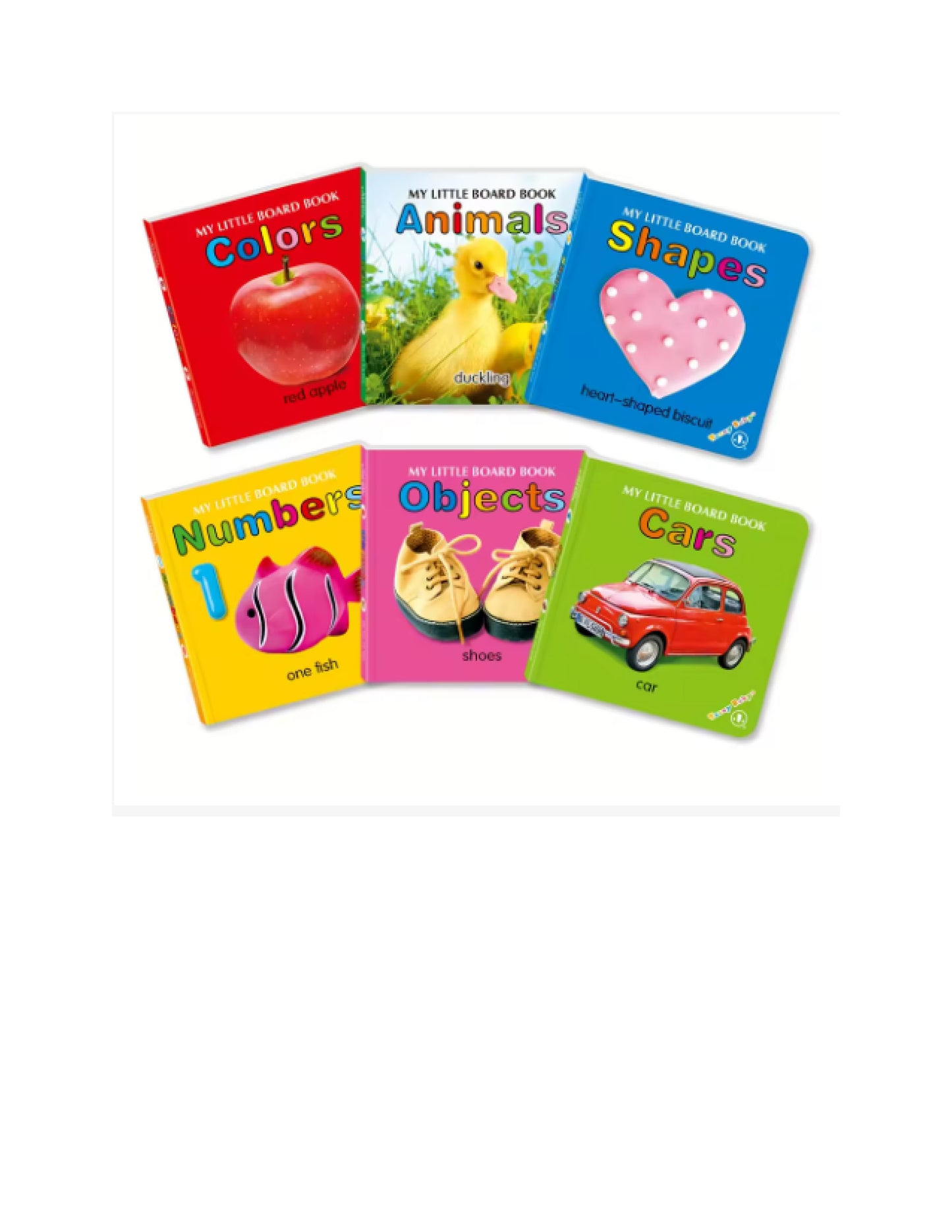 Livres de cartes à motifs colorés pour bébé