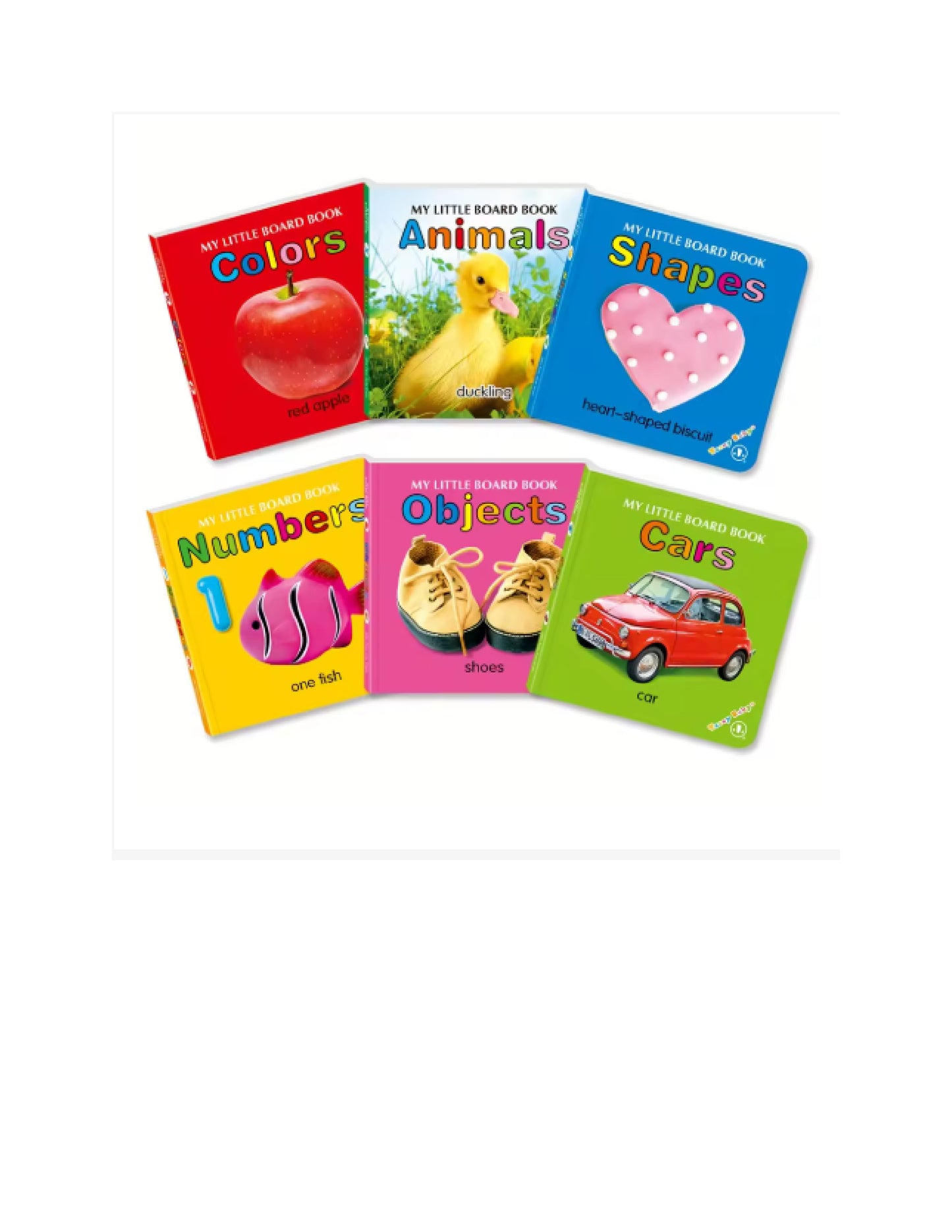 Livres de cartes à motifs colorés pour bébé