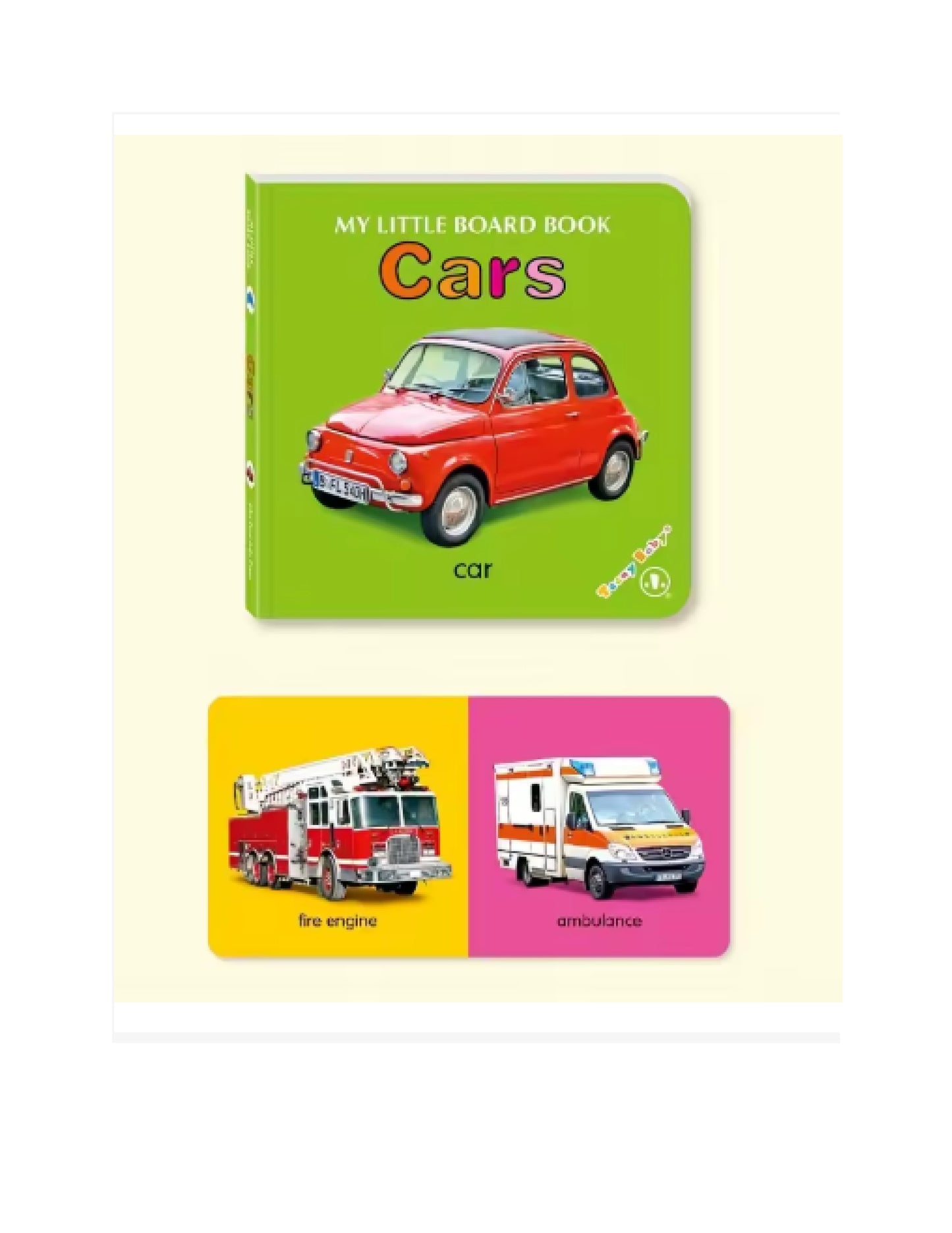 Livres de cartes à motifs colorés pour bébé