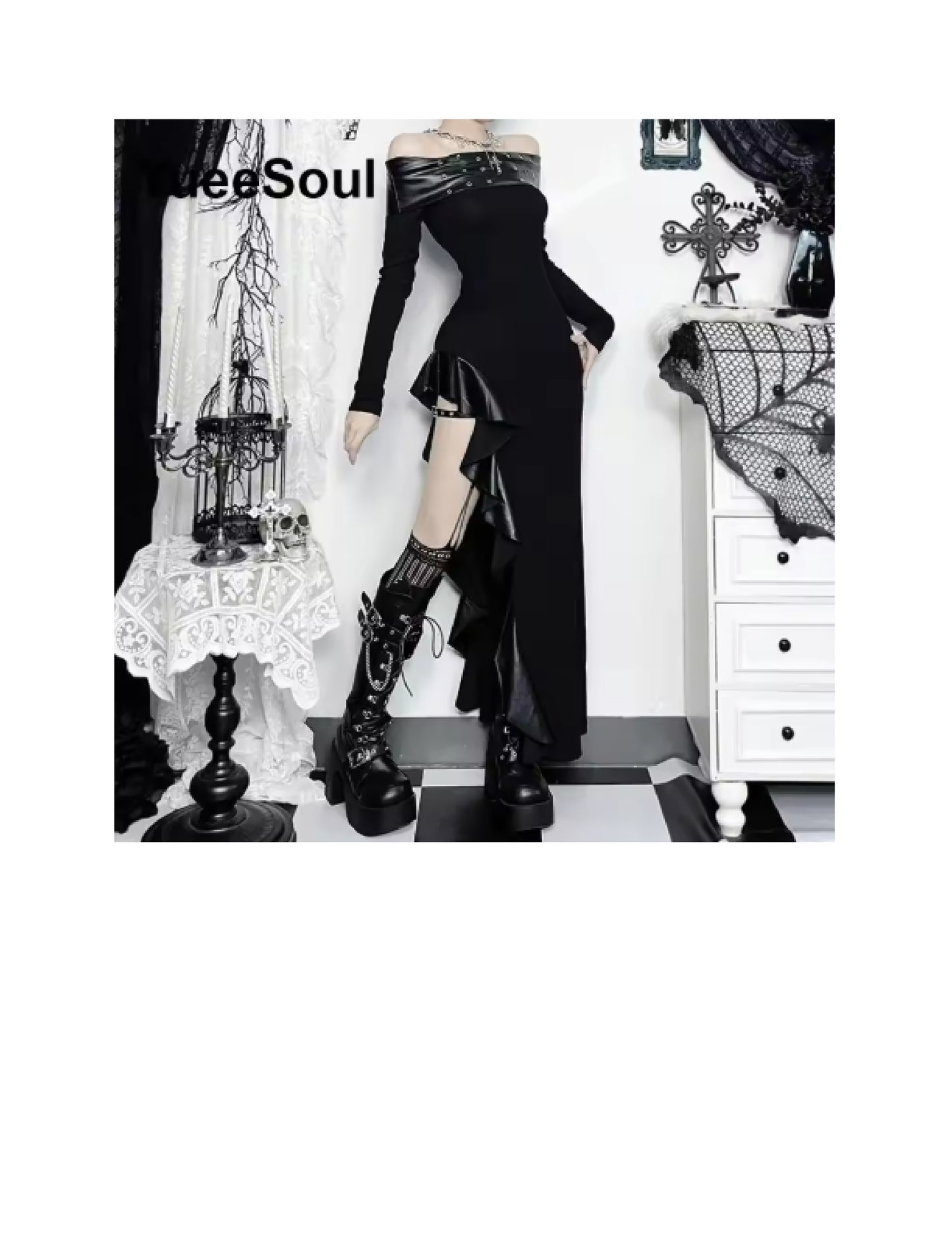 Déguisement Halloween femme: robe gothique