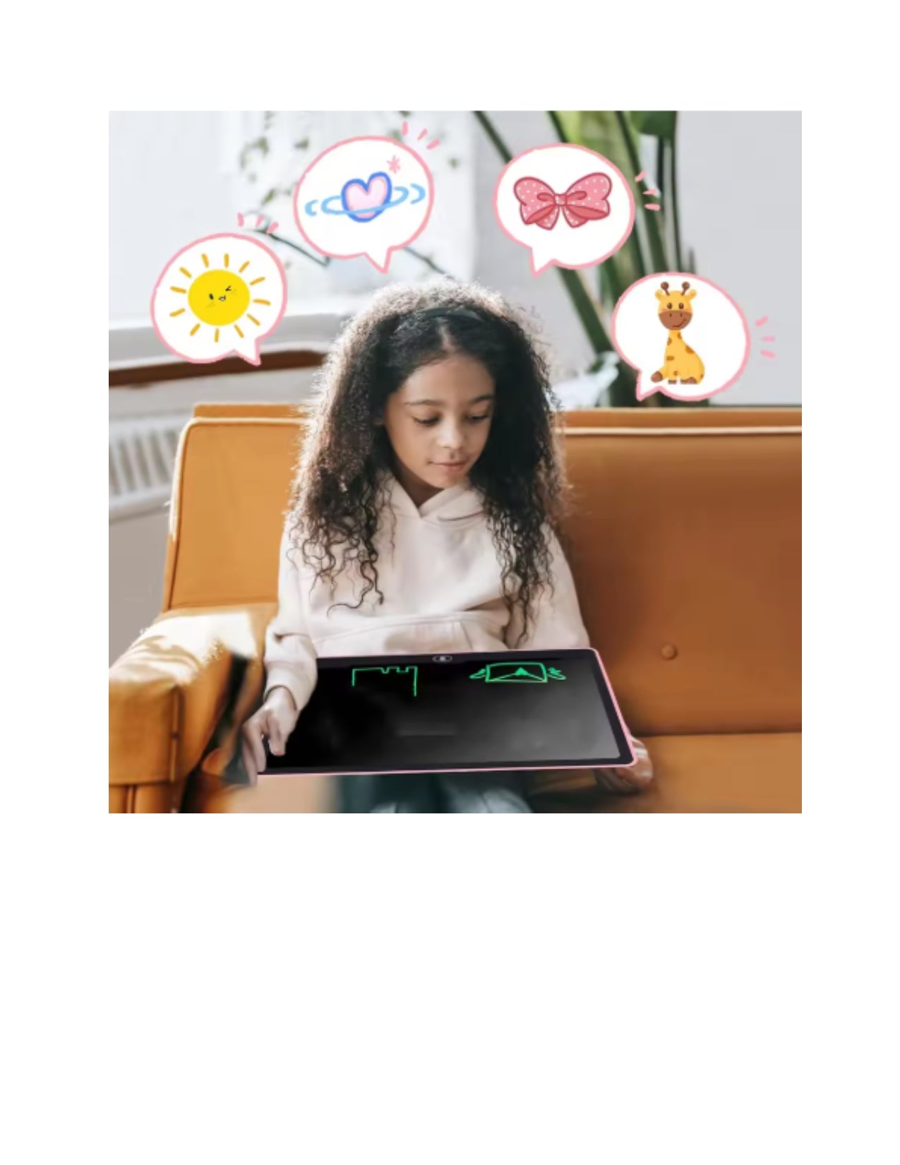 Tablette d'écriture LCD couleur de 16 pouces
