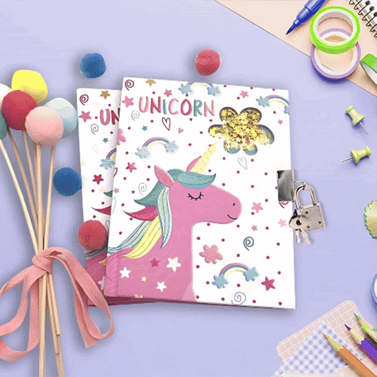 Journal avec serrure et clés