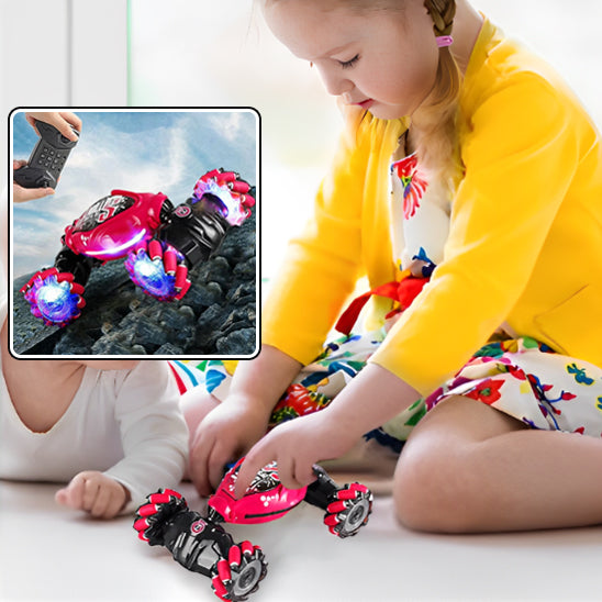 Voiture télécommandée de dérive RC 4WD avec lumières LED musicales