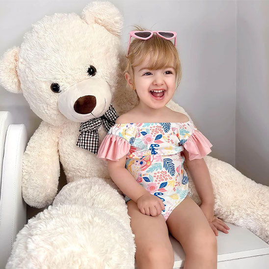 Ours en peluche doux pour enfants (105 cm)