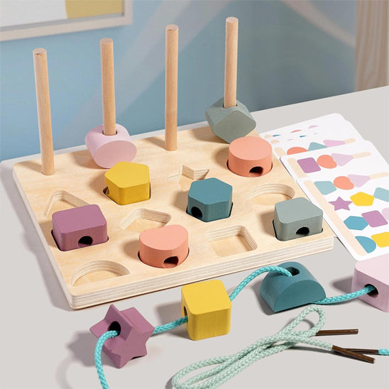 Puzzle en bois - Jeux éducatifs Montessori pour enfants