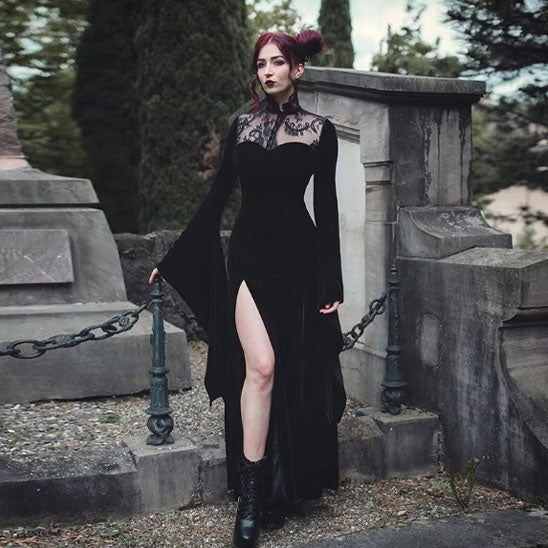 Déguisement Halloween femme: robe gothique