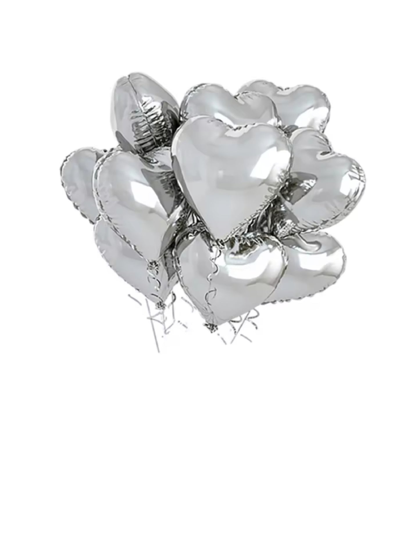 Ballons gonflables 18 po. en aluminium en forme de cœur rouge pour la Saint-Valentin