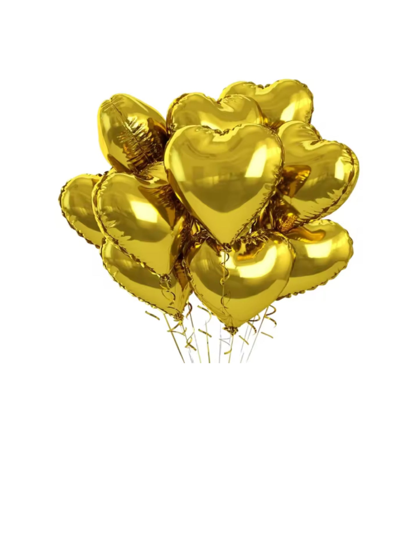 Ballons gonflables 18 po. en aluminium en forme de cœur rouge pour la Saint-Valentin