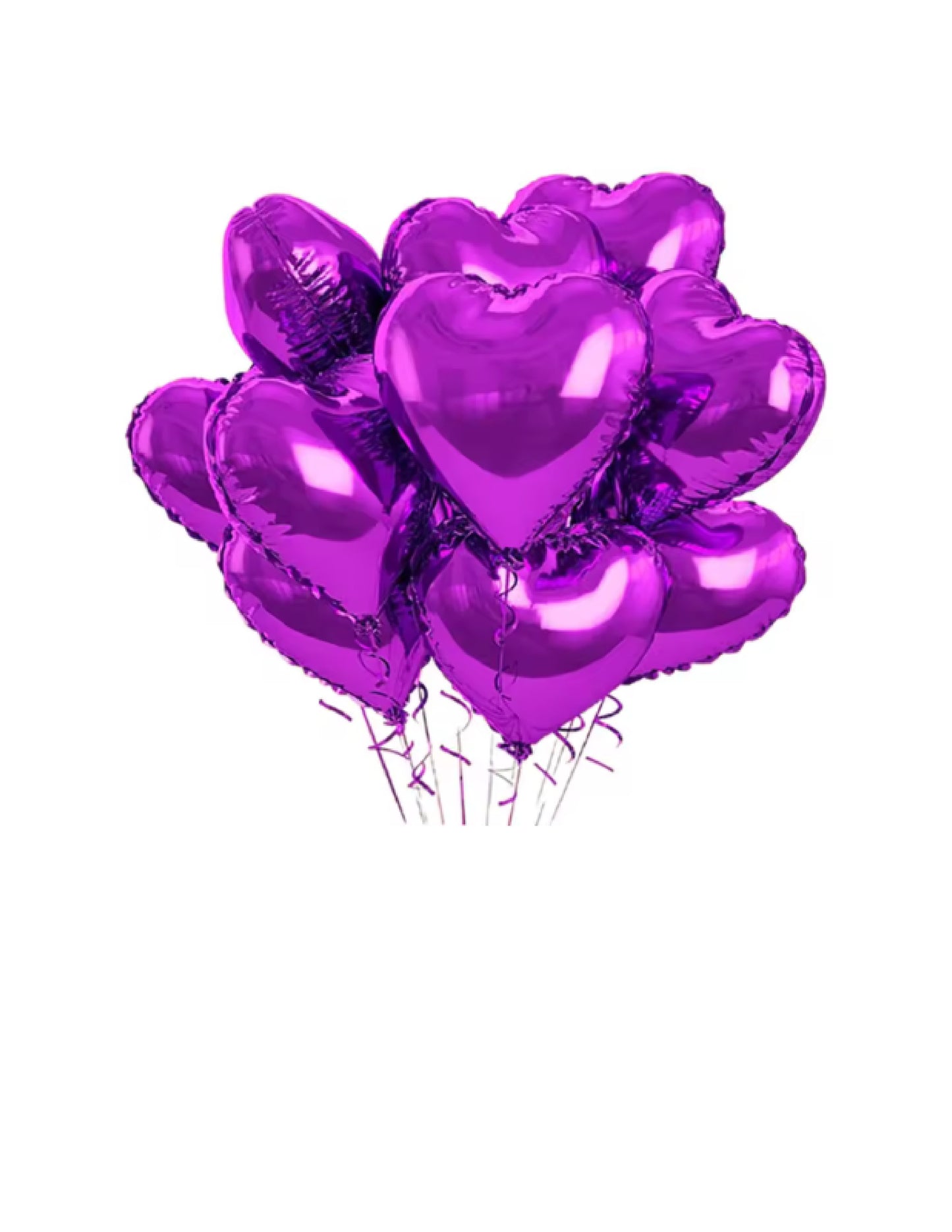 Ballons gonflables 18 po. en aluminium en forme de cœur rouge pour la Saint-Valentin
