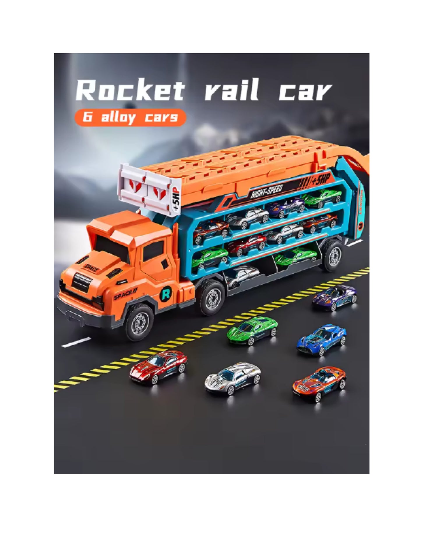 Camion jouet: Rocket Rail Car