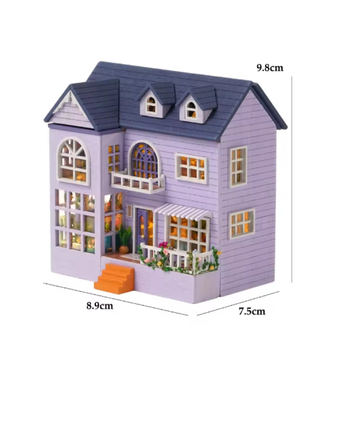 Mini maison de poupée en bois