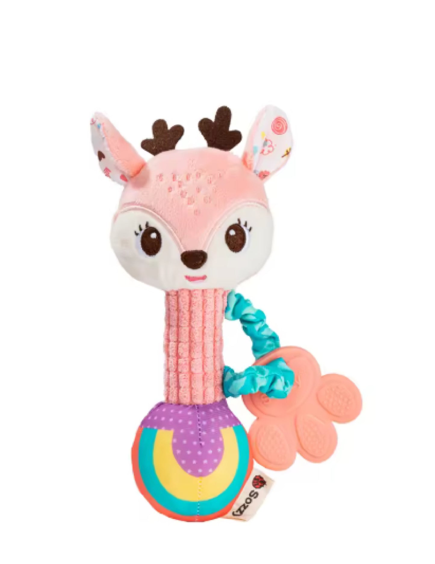 Jouet bébé - Hochet en peluche doux avec poignée pour bébé