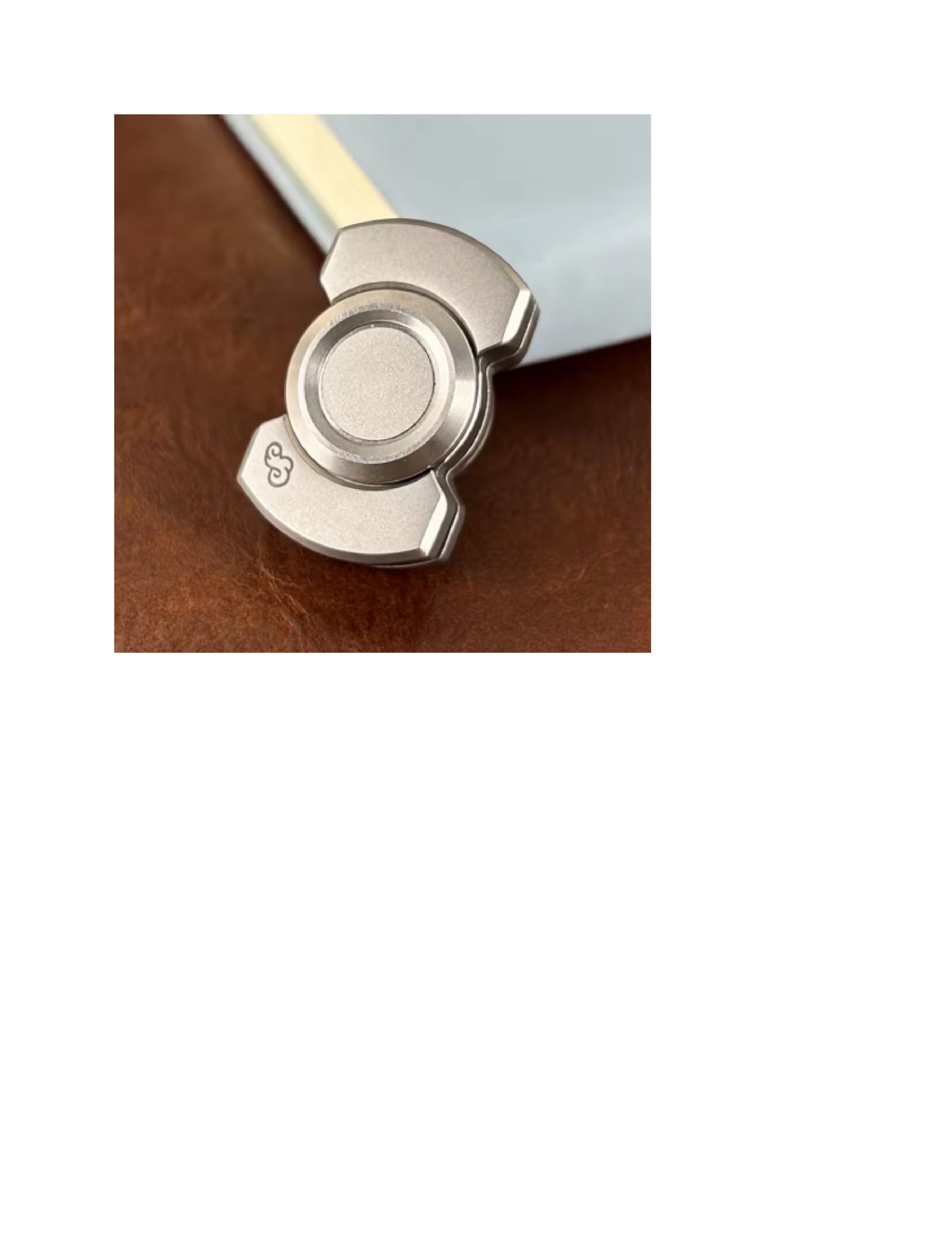 Fidget - Spinner à main en acier inoxydable