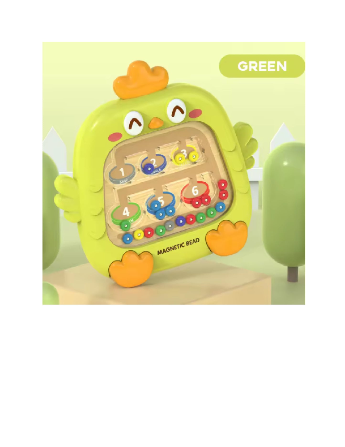 Labyrinthe magnétique avec chiffres de couleur, stylo, jeux de perles mobiles, motricité Fine, jouets éducatifs pour enfants, cadeau Jeux de tri Montessori