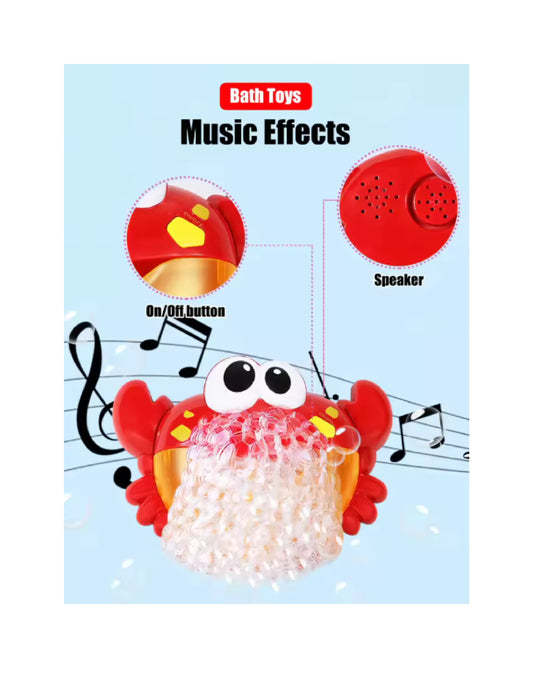 Machine à bulles de crabe rouge pour enfants