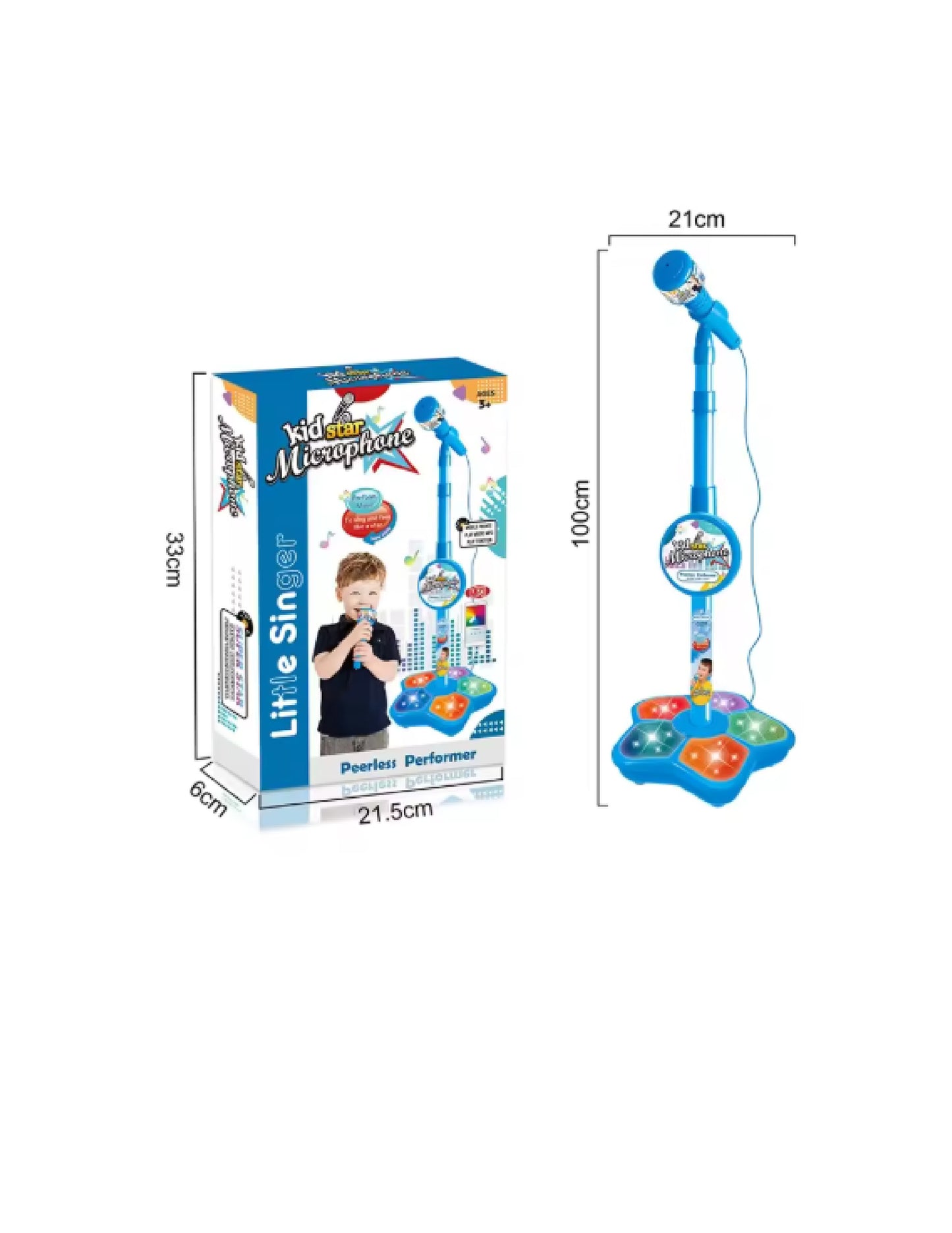 Microphone de karaoké avec support pour enfants