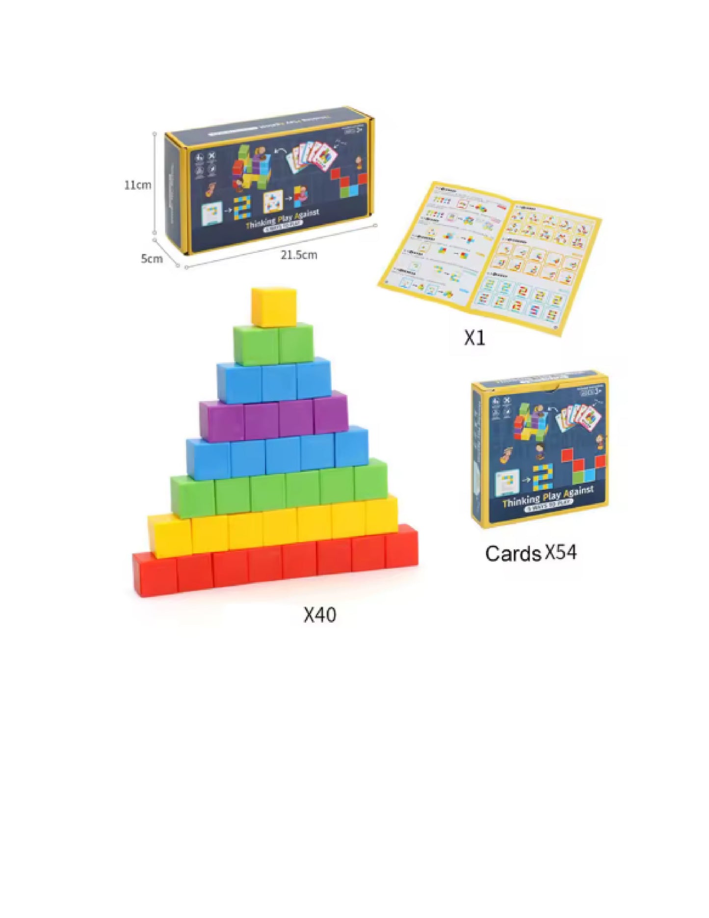 Jeu de société famille blocs Montessori