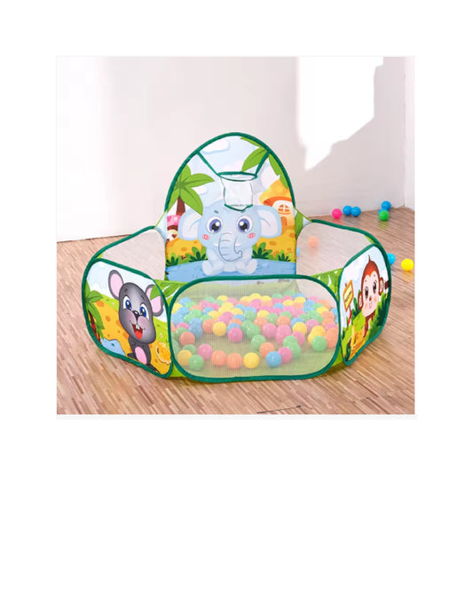 Piscine à balles 1.2m avec panier enfants jouet intérieur