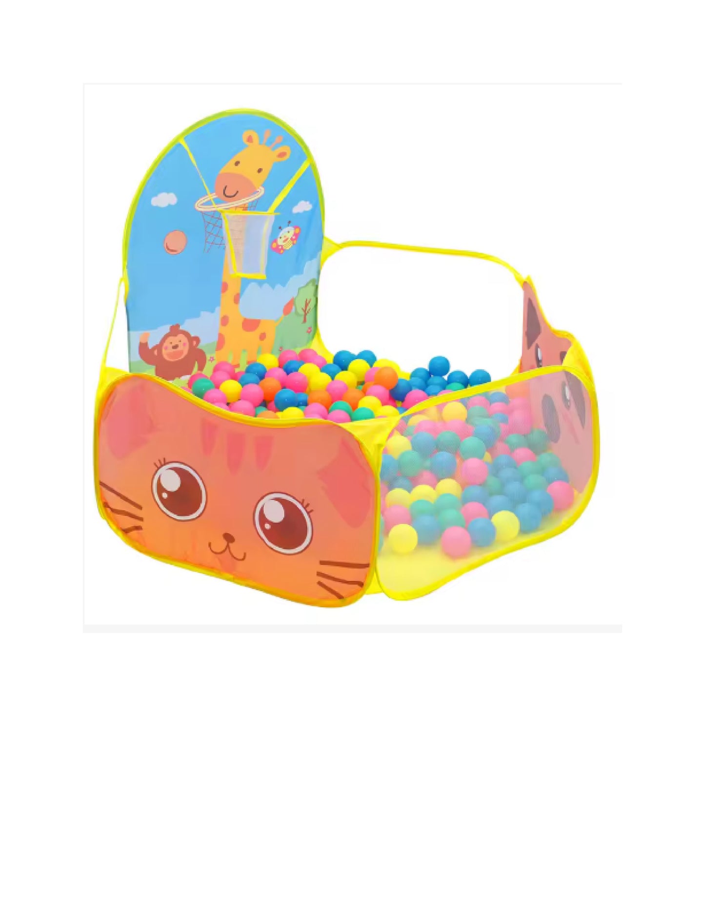 Piscine à balles 1.2m avec panier enfants jouet intérieur