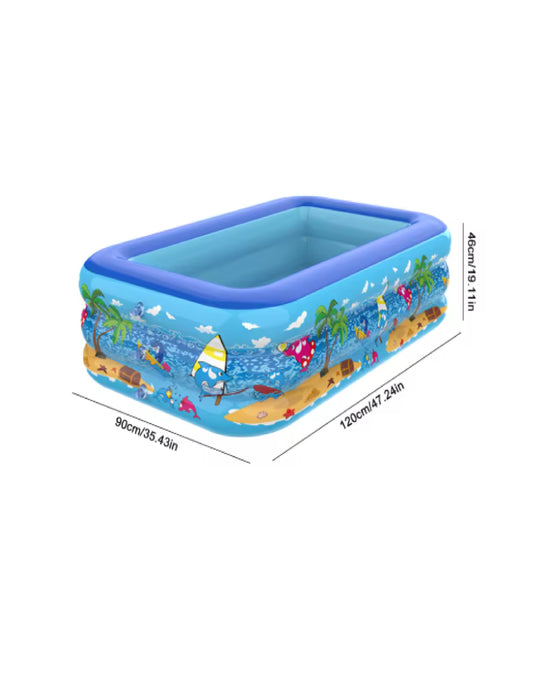 Piscine gonflable pour bébé  (rectangle)