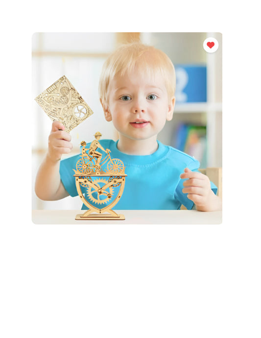 Puzzle 3D en bois - Père et fils