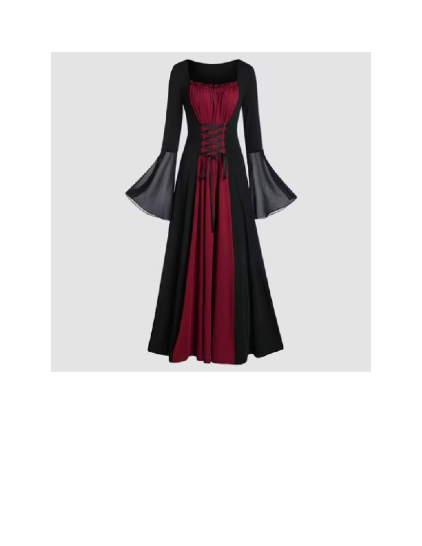 Costume - robe de Vampire de la Renaissance médiévale pour femmes