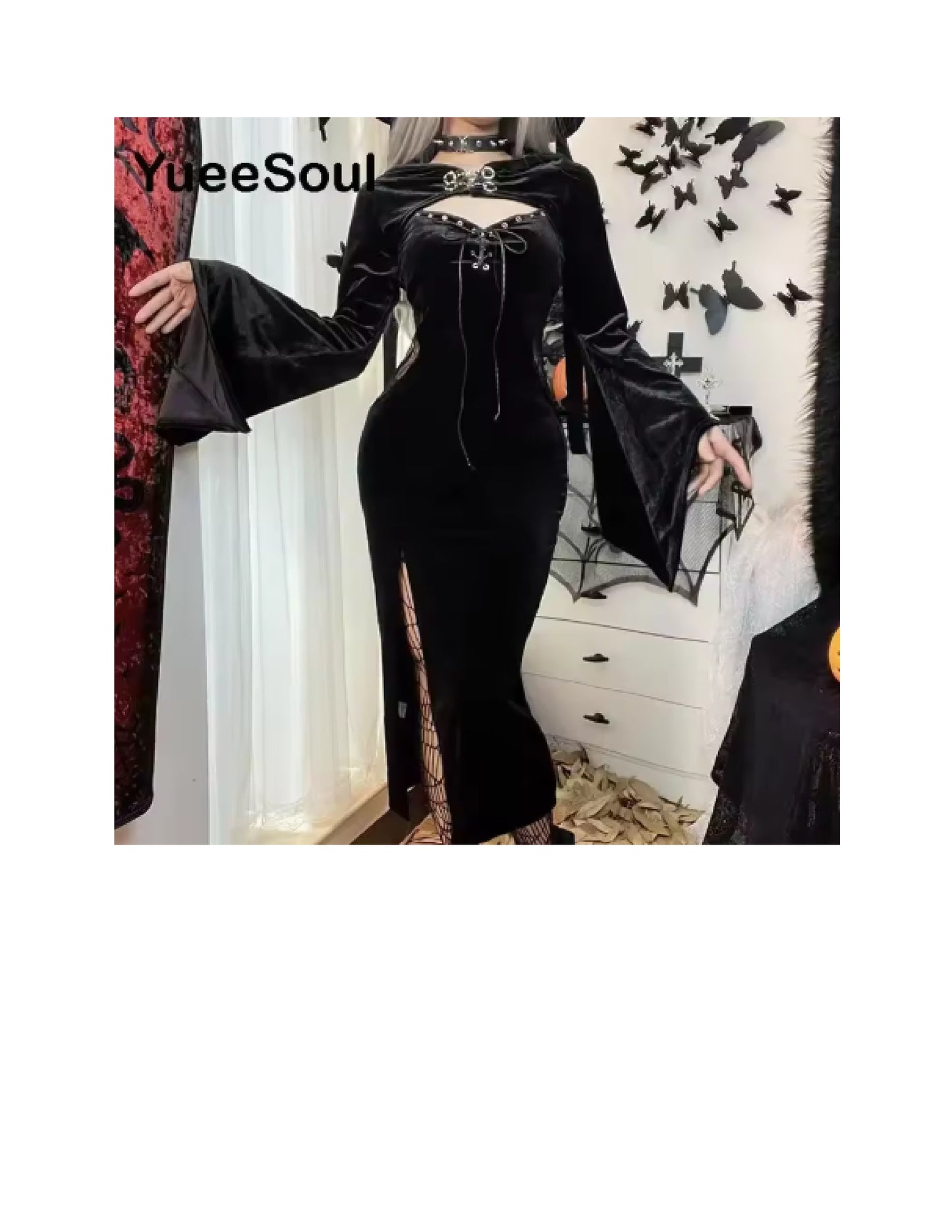 Déguisement Halloween femme: robe gothique