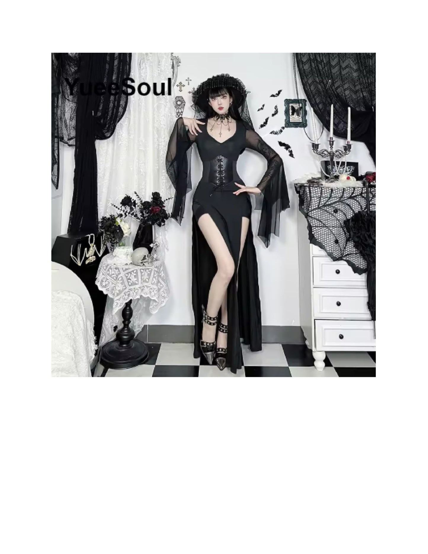 Déguisement Halloween femme: robe gothique