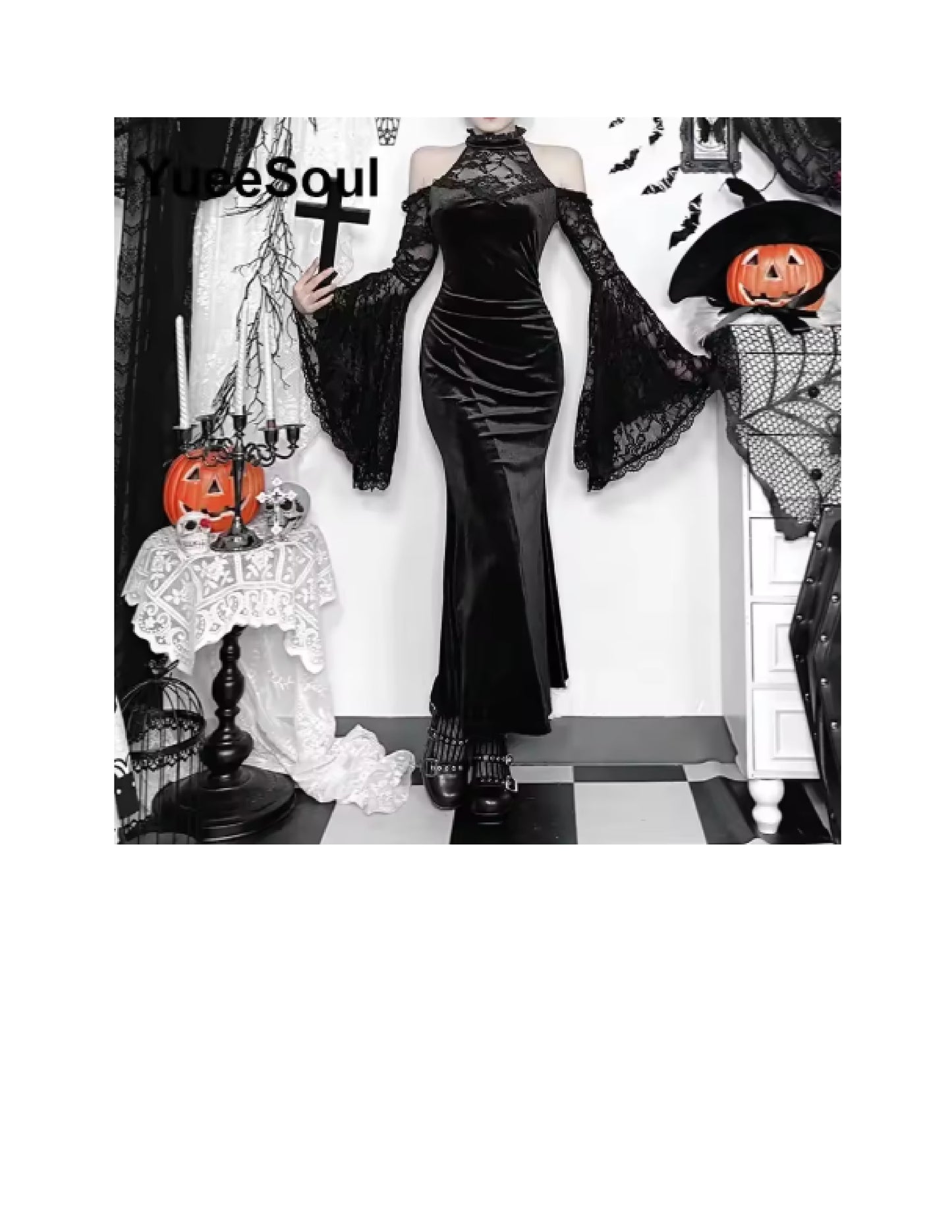 Déguisement Halloween femme: robe gothique