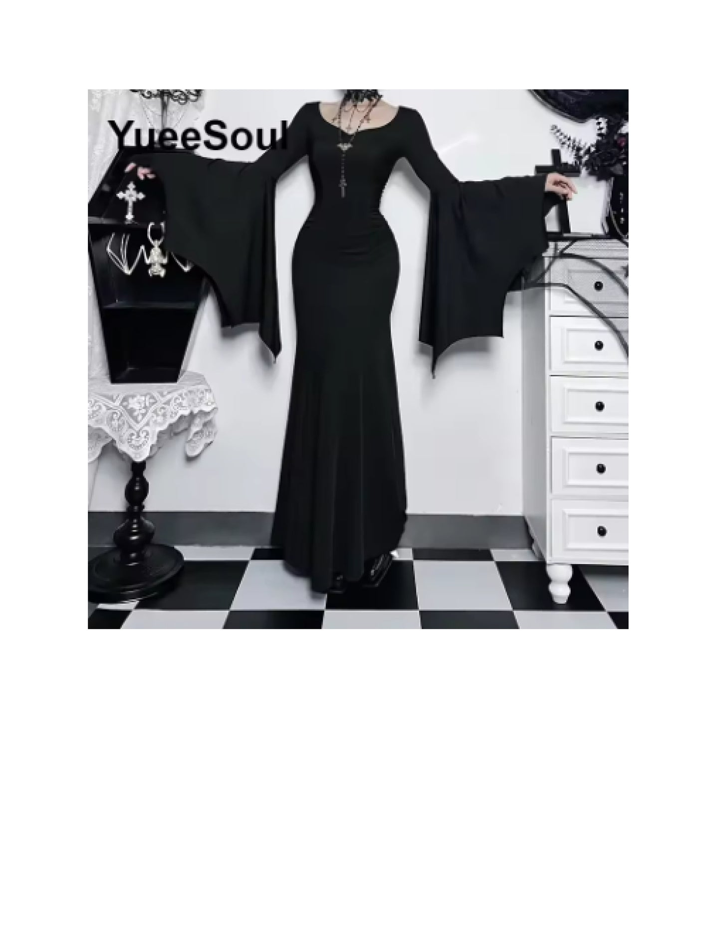 Déguisement Halloween femme: robe gothique