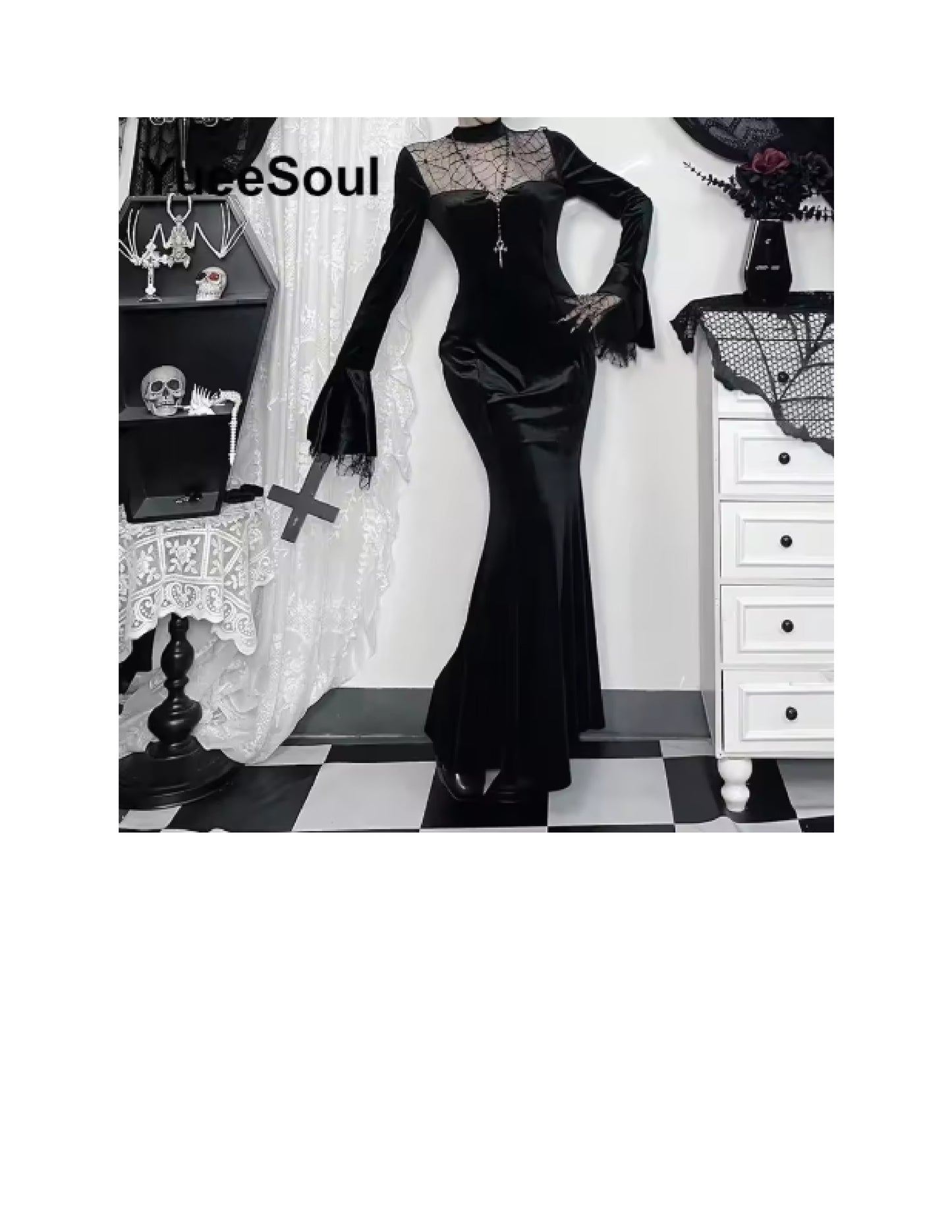 Déguisement Halloween femme: robe gothique