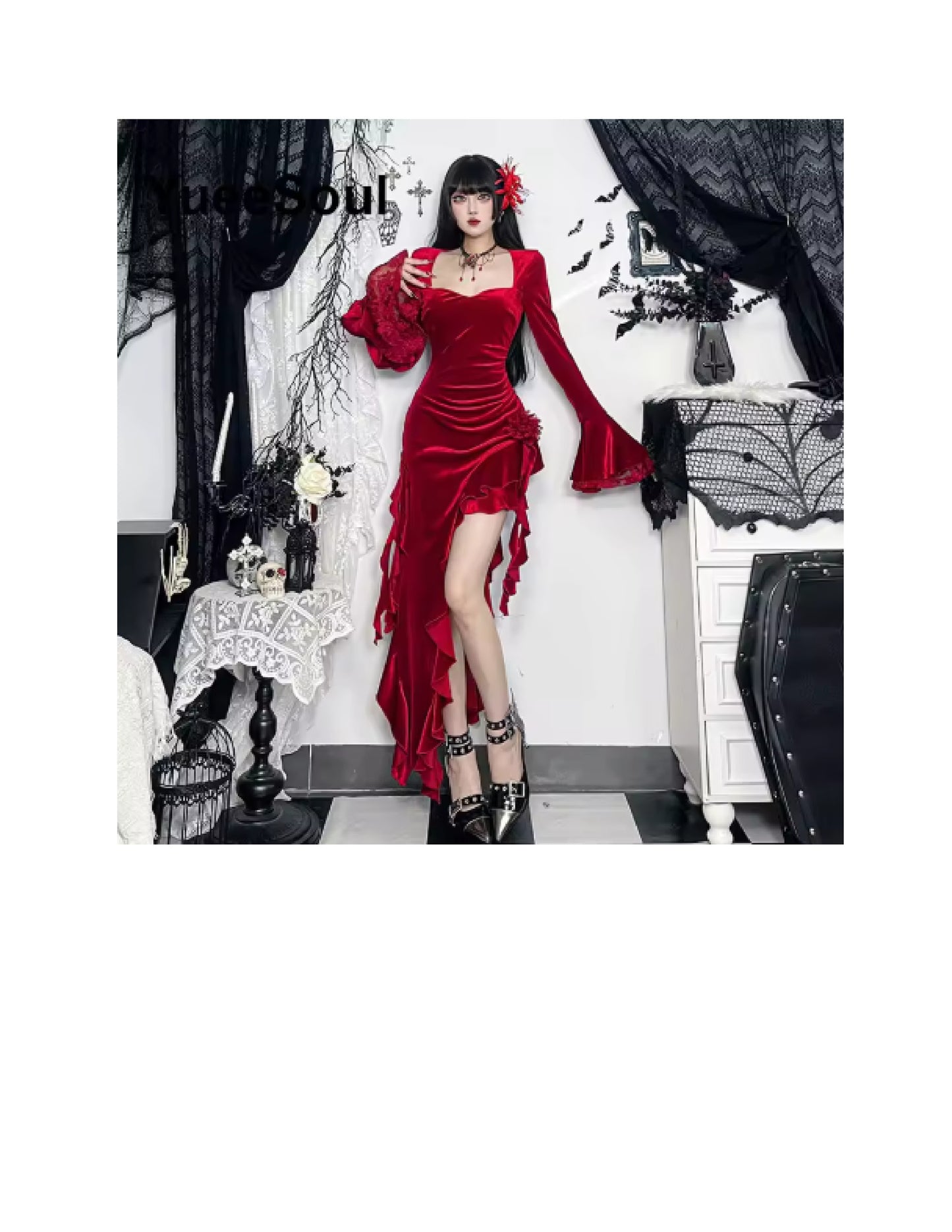 Déguisement Halloween femme: robe gothique