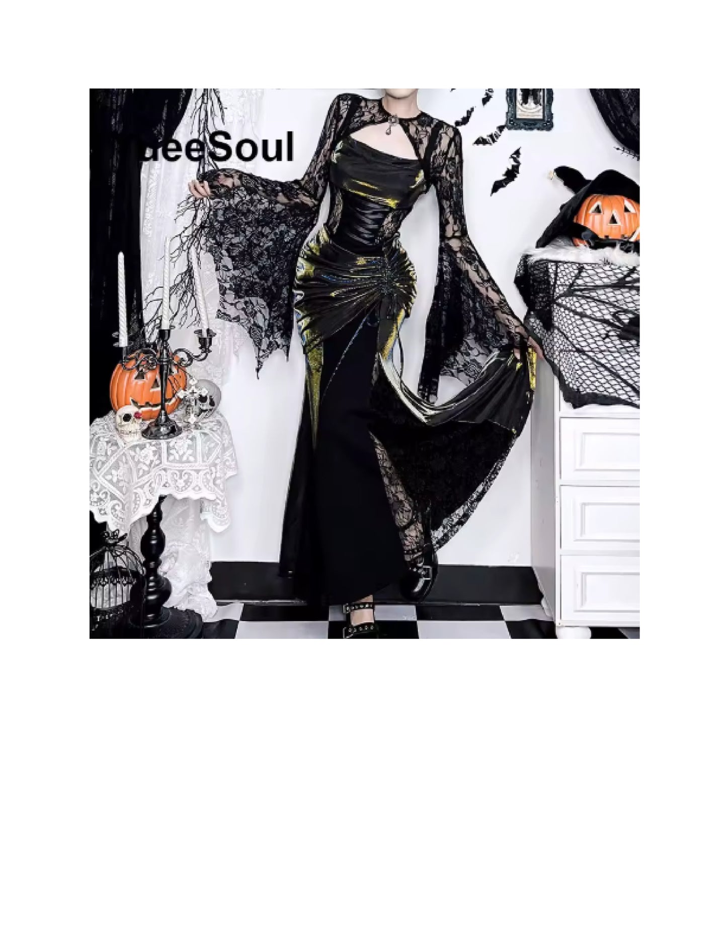 Déguisement Halloween femme: robe gothique
