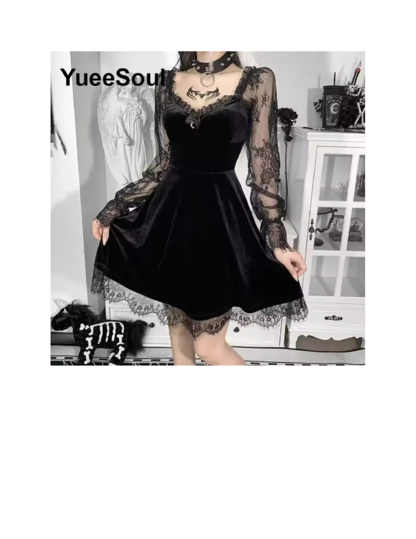 Déguisement Halloween femme: robe gothique