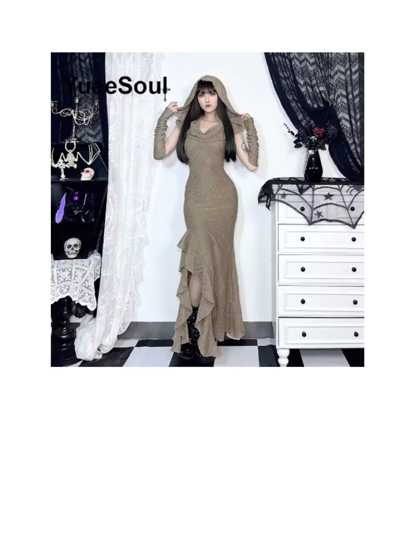 Déguisement Halloween femme: robe gothique