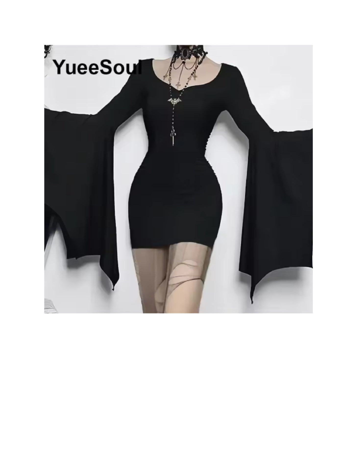 Déguisement Halloween femme: robe gothique