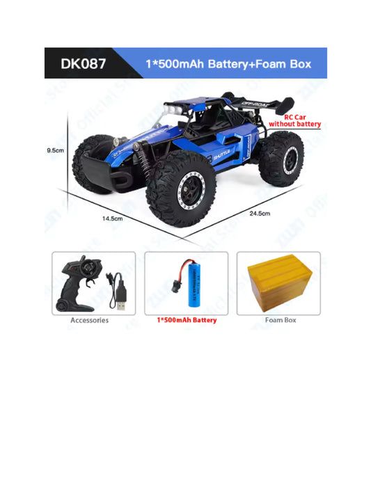 Véhicule télécommandé ZWN 1:16/1:20 2.4G modèle de voiture RC avec lumière LED 2WD
