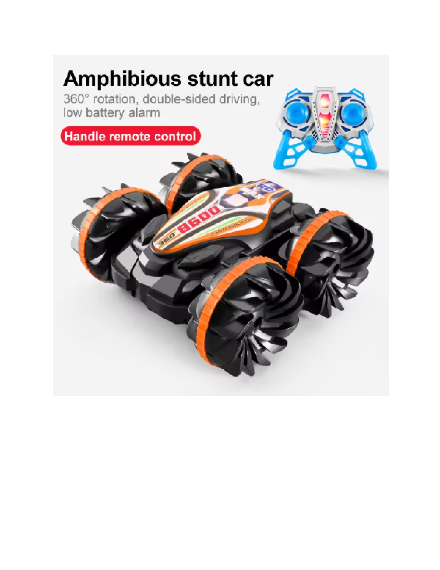 Voiture télécommandée "amphibie" pour enfant