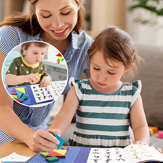 Puzzle magnétique pour enfants Montessori