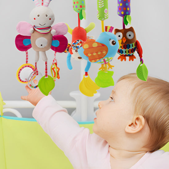 Hochets suspendus sensoriels pour bébé