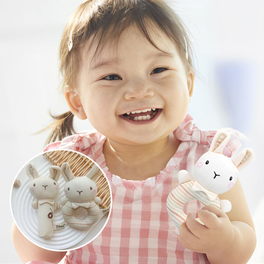 Hochet TeWindsor - Hochet en peluche en forme de petit animal pour bébé de 0 à 24 mois